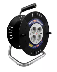 Удлинитель электрический TEB Electrik 72350 Tambur pt prelungitor cu capac fără cablu, 4 prize, 25m² (310.000.501)