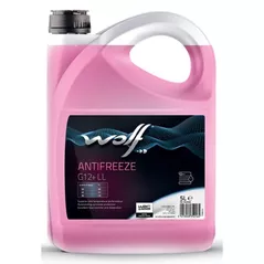 Антифриз Wolf G12+ LL 20L (концентрат) 20 L (розовый) (1:1 = -36 °C)