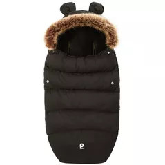 Аксессуар для колясок Premaman PPS4E5-CCC-UNQ Husa de iarna pentru carucior Double Sherpa Black