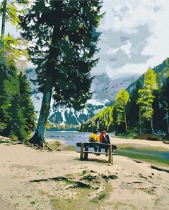 Tablou pe numere BrushMe BS53778FC 40x50 сm (fără cutie) Călători