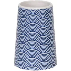 Стакан для зубных щёток MSV 52198 Bento, синий, керамика