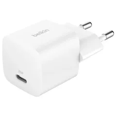 Зарядное устройство сетевое Belkin WCA012KQWH 25W USB-C PD WALL CHARGER WITH PPS, WHT