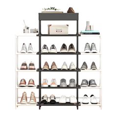 Raft pentru încălțăminte 4Life StepUp White/Black