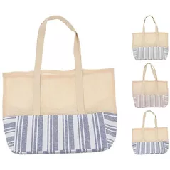 Сумка плечевая Promstore 55460 Genta de plaja 52x14x38cm, 70% poliester, 30% bumbac