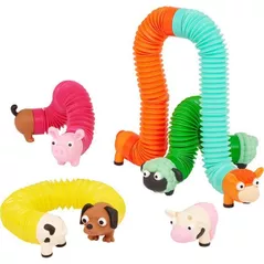 Jucărie Battat BT1840Z Jucarie de dezvoltare mix and match Ferma cu animale, cod 61699