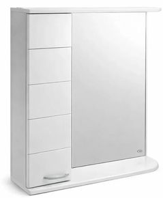Oglindă baie Mashtab 1759 Modern 600x200x720 Alb