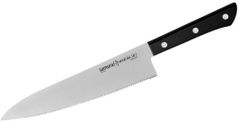 Нож Samura HARAKIRI Chef cu lama zimtat 208mm (SHR-0086B)
