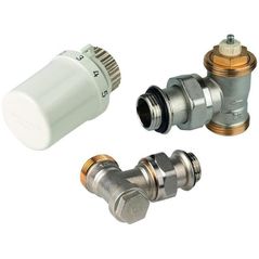 Запорная арматура Honeywell VTL3036ES15 Set robinet cu cap termostat + retur 1/2 pentru eurocon cu garnitura