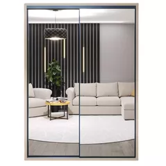 Dulap Bayro Parma 1600x2250x600 серый камень, купе