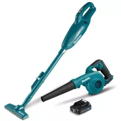 Набор электроинструментов Makita CLX245SAX1 Set asiprator vertical+suflanta+acumulator+incarcator+valiza