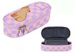 Школьный пенал St.RIGHT 57766 Penar 23x9.5x6cm, Chill Capybara