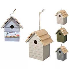 Decor ProGarden 41530 Casuta din lemn pentru pasari 16x11x23cm