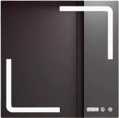 Зеркало для ванной Bayro Edge 600x600 LED touch c подогрев, часы, термометр
