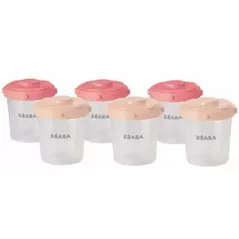 Контейнер для хранения пищи Beaba B912597 Set 6 Roz