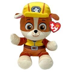 Мягкая игрушка TY TY44020 Bulldog constructor Rubble 15/20cm (Beanie Babies)