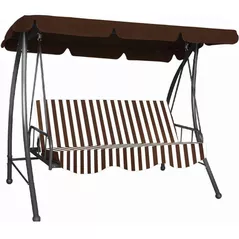 Mobilier pentru grădină Waltz C1077 Lefkada (Cafeniu cu dungi albe)