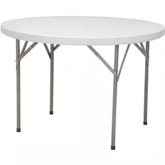 Стол Hydro S Круглый складной стол, 110x75, Белый