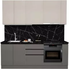 Мебель для кухни ArtFlame GOLA Cream/Stone Grey (2.2 m.l.)