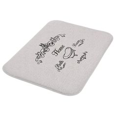 Covoraș de baie Bisk 07494 NICEA 50x80 cm alb