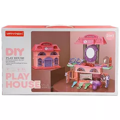 Игровой комплекс для детей Promstore 01638 Set joc Makeup Play House 31buc