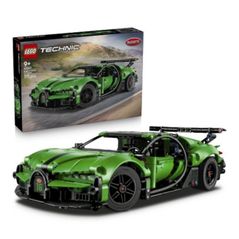 Set de construcție Lego 42241 Technic. Hipermașina verde Bugatti Chiron Pur Sport