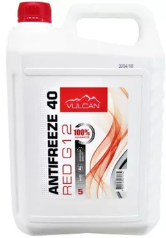 Антифриз Vulkan G12 -40 4.5 кг (-24C красный)