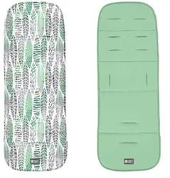 Accesorii pentru cărucior Kikka Boo 31108040086 Salteluta pentru carucior Leaves Mint