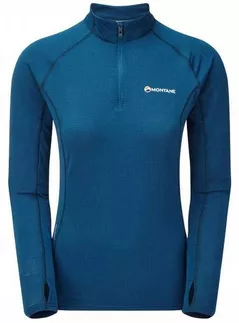 Îmbrăcăminte sport Montane Tricou dame Allez Micro Pull On Narwhal blue 38 (FAMPONARM09)