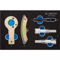 Set de tubulare, bite, duze King Tony 9AT2006E набор фиксаторов дизель Lancia, Alfa Romeo, Fiat