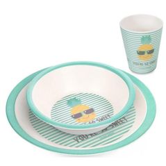 Seturi pentru hrănire bebelușilor Canpol 9/226 Набор бамбуковой посуды 3 элемента SO COOL