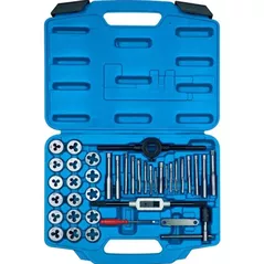 Set de unelte de mână King Tony 12939SQ1 набор метчиков и плашек дюймовых, 39 предметов