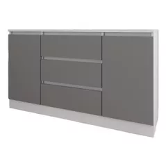 Comodă Smartex (16197) Т4 100cm Alb+Grafit