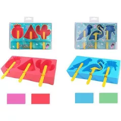 Аксессуар для кухни Excellent Houseware 47062 Форма для мороженого с палочкой 19x8x4cm, 3 дизайна