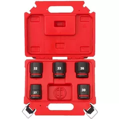 Set de tubulare, bite, duze Milwaukee 4932498751 Set de chei tubulare de impact scurte 1", 5buc