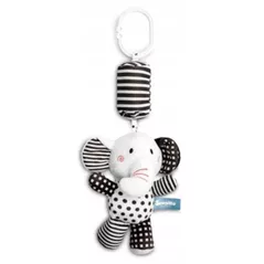 Игрушка-подвеска Sensillo Z-033 Игрушка плюш 8274 B/W Elephant