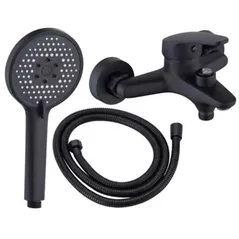 Baterie pentru cadă Hydro S Aquafix - 156, negru, cu para si furtun