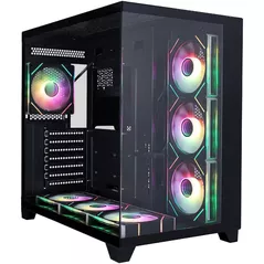 Carcasă PC 1stplayer MV8-TP BLACK, ATX w/o PSU (MV8-TP-BK-3F7R-1F7)