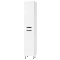 Шкаф-пенал Mashtab 12338 Agat cu cu rafturi 400x350x1900 Alb
