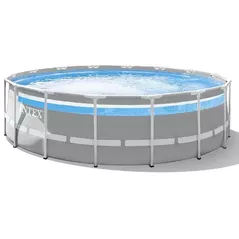 Piscină cu cadru Intex 26722 PRISM FRAME CLEARVIEW 427x107cm, 12706L, cadru metalic