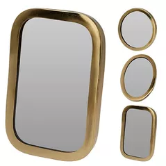 Oglindă cosmetică Promstore 56397 Oglinda de masa 10x15cm, metal