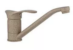 Смеситель кухонный Sandy 49186 Nobilis cu pipa Clasic, lunga, bej