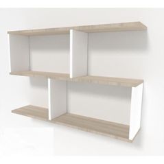 Полка декоративная Smartex (13002) RD2 Alb+Stejar deschis
