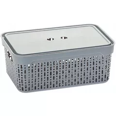 Короб для хранения Promstore 57116 Morsetta XL, 39.3x30x13cm, gri