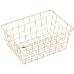 Accesoriu pentru casă Bisk 08061 Cos pentru baie 24x18x10 FILUM, auriu