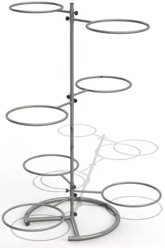 Гантель Copfer 5529 Стойка для 7 фитболов PTP570