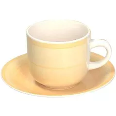 Чашка Tognana 39448.1 Чашка 220ml с блюдцем Gypsy, yellow
