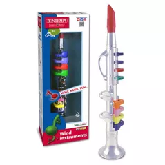 Музыкальная игрушка Bontempi 324431 Кларнет с 8 цветными клавишами/нотами