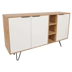 Casetieră Trendy Clara, Stejar, Alb 142x83x35cm