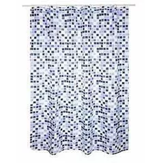 Perdea de duș MSV 44257 180x200cm голубая мозаика