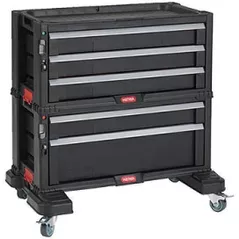 Система хранения инструментов Keter 57707 PRO, 59.8x37.7x59.8cm, 5 lazi